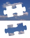 Puzzle sky Royalty Free Stock Photo