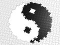 Puzzle symbol Yin Yang