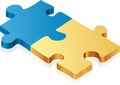 Puzzle (vector) Royalty Free Stock Photo