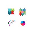 Puzzle vector icon vector