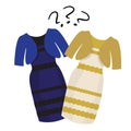 Puzzle what color of dress white and gold or