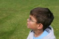 Puzzled Little Boy Royalty Free Stock Photo