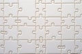 Puzzles grid blank template. Jigsaw puzzle. Ai generative