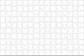 Puzzles grid template. Jigsaw puzzle pieces, thinking game and jigsaws detail frame design. puzzles game challenge vector