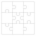 Puzzles grid template.