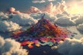 Puzzling Cloud Computing: Uniting Data Sources for Stunning 8k Sci-Fi Cinematics