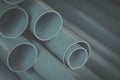 Pvc pipe in water systems Royalty Free Stock Photo