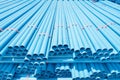 PVC pipes for drinking water. Royalty Free Stock Photo