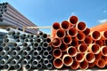 PVC pipes Royalty Free Stock Photo