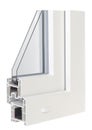 Pvc profile windows with triple glazing