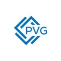 PVG letter logo design on white background. PVG creative circle letter logo concept. PVG letter design.PVG letter logo design on