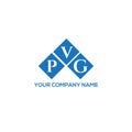 PVG letter logo design on white background. PVG creative initials letter logo concept. PVG letter design