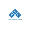 PVP letter logo design on white background. PVP creative initials letter logo concept. PVP letter design Royalty Free Stock Photo
