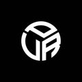 PVR letter logo design on black background. PVR creative initials letter logo concept. PVR letter design