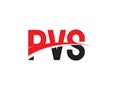 PVS Letter Initial Logo Design Vector Illustration Royalty Free Stock Photo