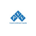 PVV letter logo design on white background. PVV creative initials letter logo concept. PVV letter design Royalty Free Stock Photo