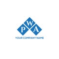 PWA letter logo design on white background. PWA creative initials letter logo concept. PWA letter design Royalty Free Stock Photo