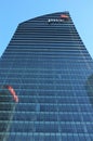 PWC building as seen from the street in Milan, Italy.