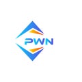 PWN abstract technology logo design on white background. PWN creative initials letter logo concept Royalty Free Stock Photo