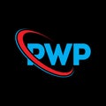 PWP logo. PWP letter. PWP letter logo design. Initials PWP logo linked with circle and uppercase monogram logo. PWP typography for Royalty Free Stock Photo