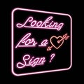 Looking for a sign 3Dimensional