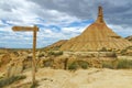 Bardenas reales navarra Royalty Free Stock Photo