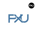 PXU Logo Letter Monogram Design Royalty Free Stock Photo