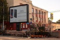 Billboard with Samsung Galaxy smartphone on a street in Pyatigorsk