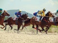 PYATIGORSK,RUSSIA - JULY 7: race for the Big prize OaKS on July Royalty Free Stock Photo