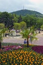 Park `Flower-garden` in Pyatigorsk.