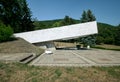 Soviet sculpture memorial monument in Pyatigorsk, Russia