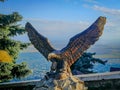 Eagle sculpture at Mashuk Mount in Pyatigorsk Royalty Free Stock Photo