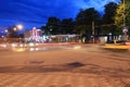 Crossroads of Kirov Avenue and Dzerzhinsky Street in Pyatigorsk, Russia