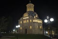 Pyatnitskaya Church at night. Chernihiv city. Ukraine