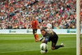 Pyatov Andriy Goalkeeper of football club Shakhtar Donetsk Royalty Free Stock Photo