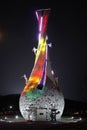 PyeongChang Brightens the World sculpture in front of Holiday Inn Resort Alpensia