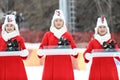 PyeongChang 2018 March 18th . Women`s Slalom. winner ceremony Royalty Free Stock Photo