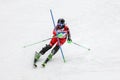 PyeongChang 2018 March 18th . Women`s Slalom. Winter paralympic Royalty Free Stock Photo