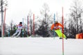 PyeongChang 2018 March 18th . Women`s Slalom. Winter paralympic Royalty Free Stock Photo