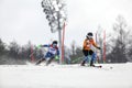 PyeongChang 2018 March 18th . Women`s Slalom. Winter paralympic Royalty Free Stock Photo