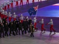 Olympic team New Zealand marched into the PyeongChang 2018 Olympics opening ceremony at Olympic Stadium in PyeongChang