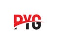 PYG Letter Initial Logo Design Vector Illustration Royalty Free Stock Photo