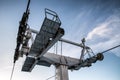 Pylon of sky-lift. Sky at background Royalty Free Stock Photo
