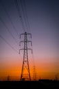 Pylon sunset