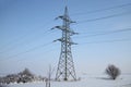 Pylon in winter