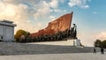 Grand Monument on Mansu Hill in Pyongyang Royalty Free Stock Photo