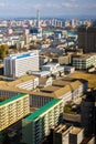 Cityscape view of Pyongyang, capital of North Korea Royalty Free Stock Photo