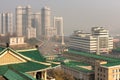 Cityscape view of Pyongyang, capital of North Korea Royalty Free Stock Photo