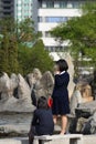 Pyongyang, North Korea. Girls