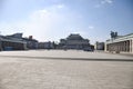 Pyongyang, North-Korea, 09/07/2018: Kim Il Sung Palace on Kim Il Sung square is incredibly huge and usually hosts the annual milit